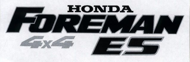 Autocollants Honda Foreman 4x4 ES (ST-9000-E-S)