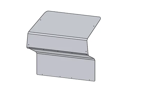 63-CC80 Pare-brise arrière en polycarbonate - Can-Am Commander 2011-2020