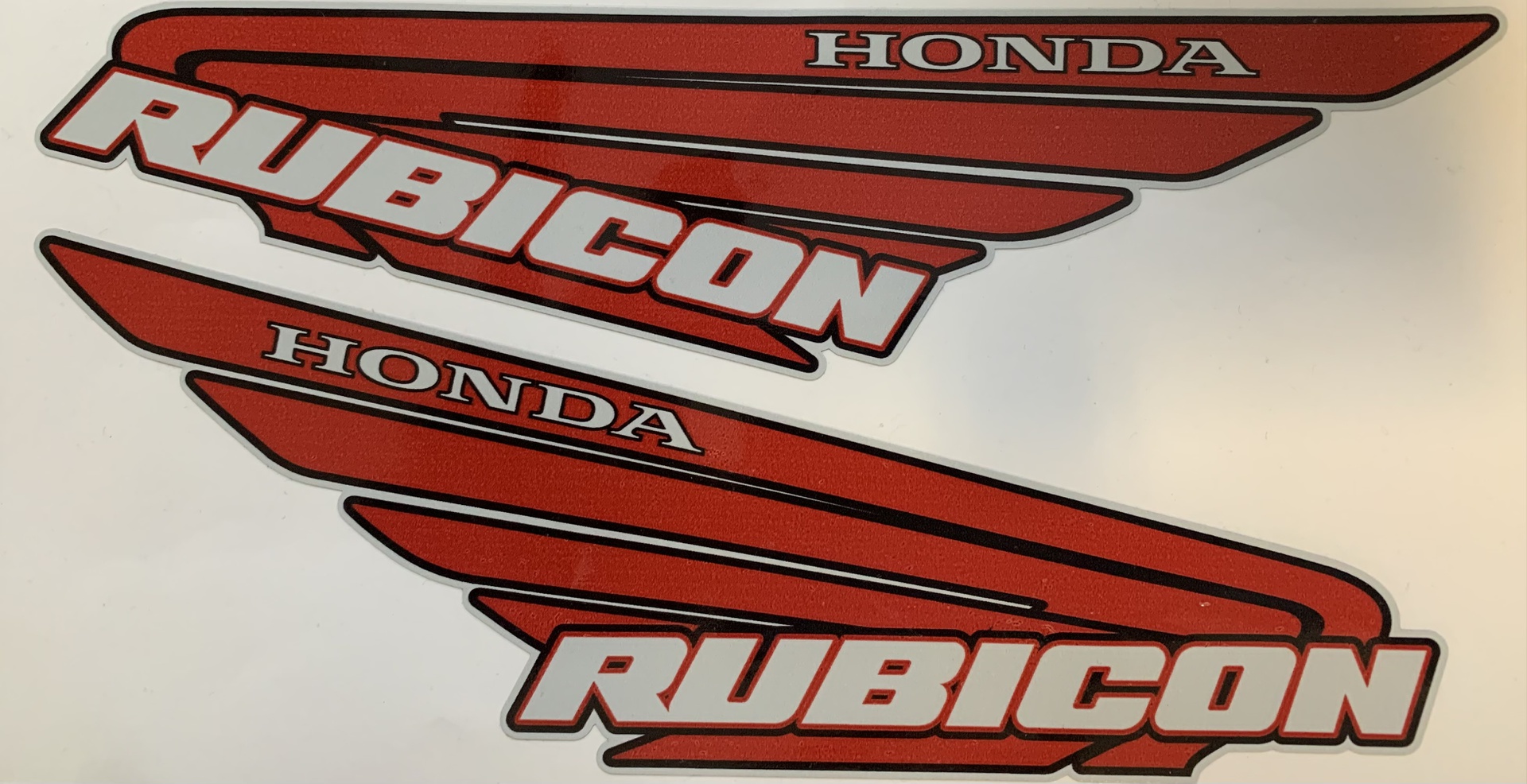 [ST-9000-24] Stickers Honda Rubicon Avenger Red (ST-9000-24)