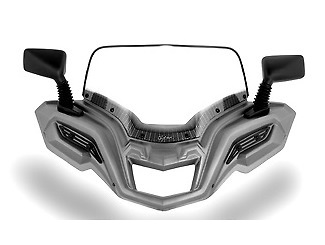 [51-911-4570-PS17] 51-911-4570-PS17 Polaris Sportsman 570 Métallique Titanium 2021-2023 PS-17 